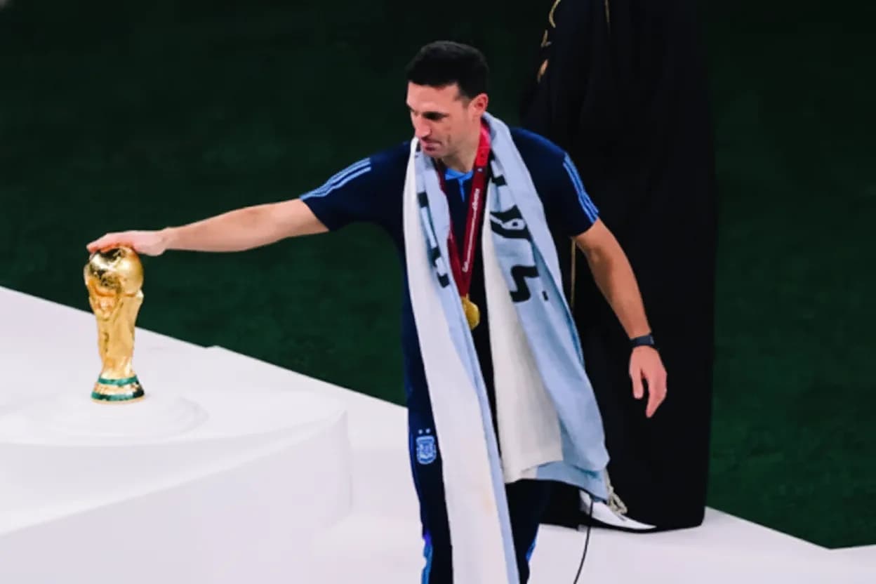 Lionel Scaloni cumple 8 años como técnico de la Selección argentina.