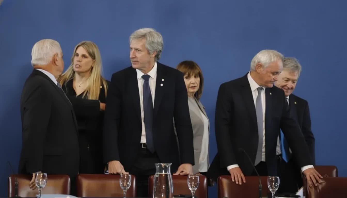 Santiago Bausili y Vladimir Werning en el Senado.