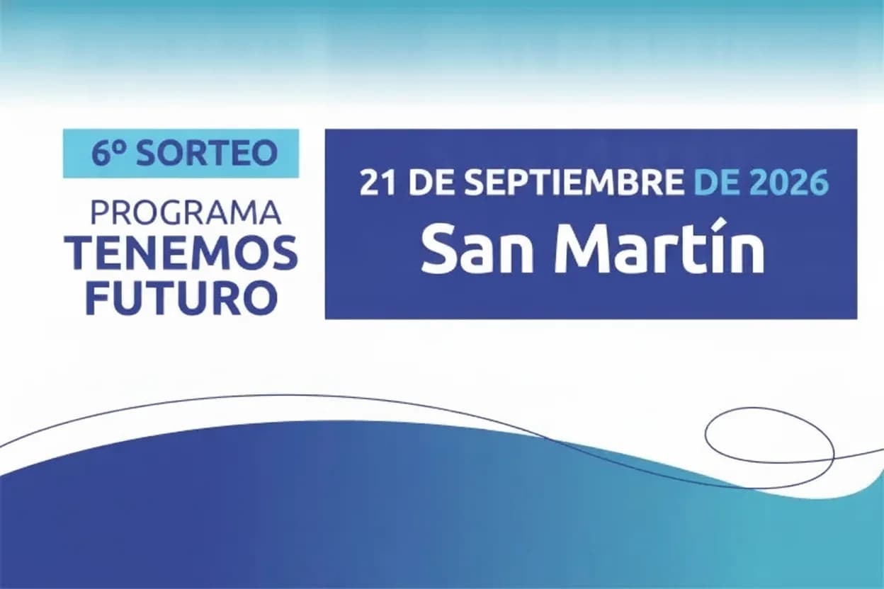 Resultados del sorteo de viviendas en San Martín.