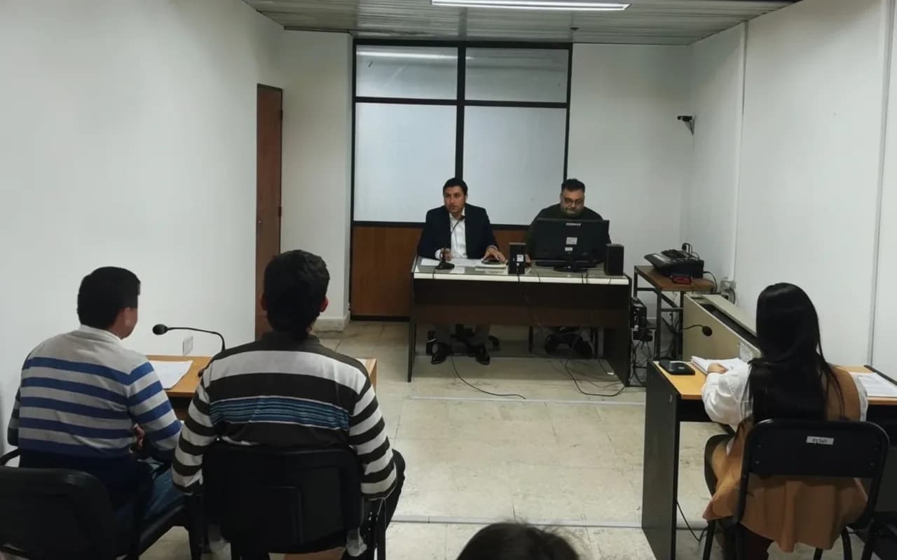 La audiencia en Tribunales.