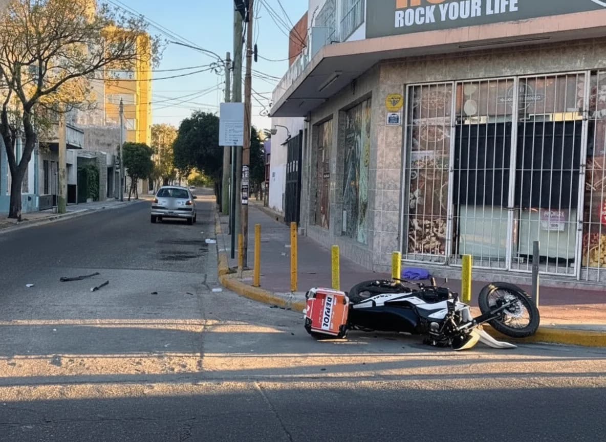 Accidente en la ciudad de San Luis.