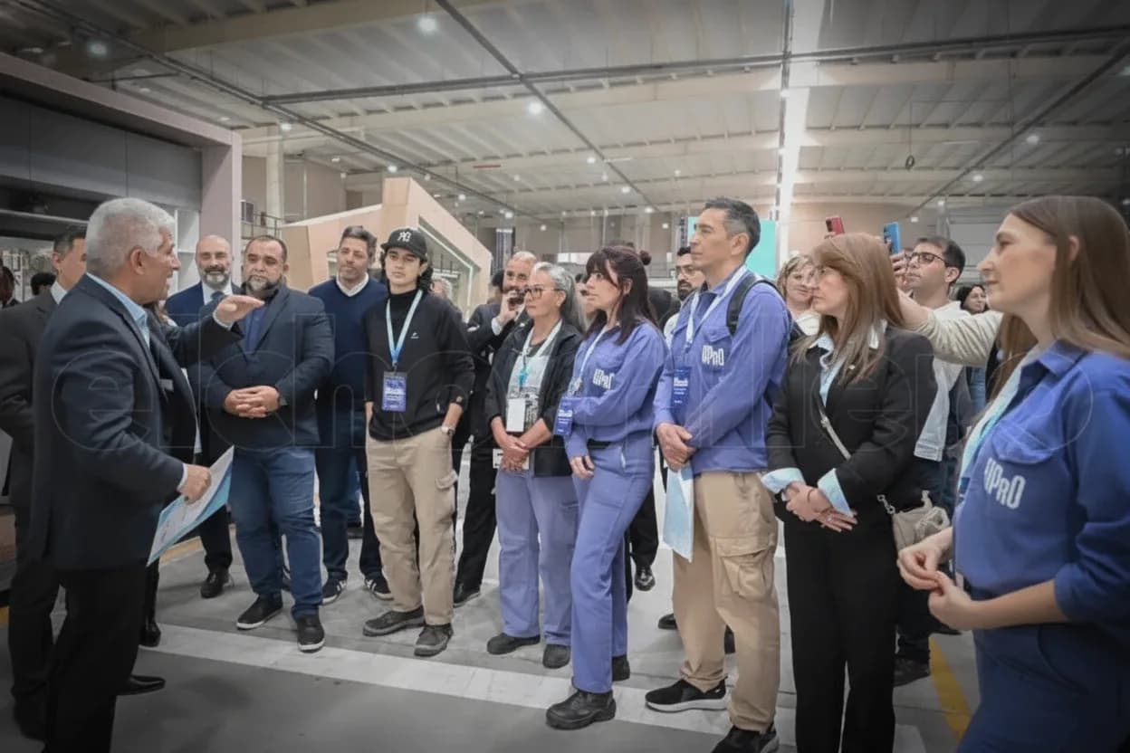 El gobernador Claudio Poggi durante la apertura del CoNaFO en la sede de la UPrO en Villa Mercedes.