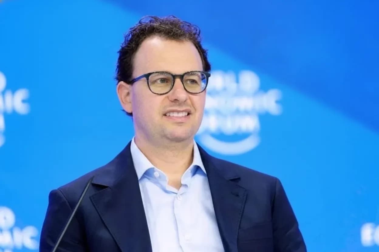 Dario Amodei, CEO y cofundador de Anthropic, asiste a la reunión anual del Foro Económico Mundial en Davos, Suiza, el 23 de enero de 2025.