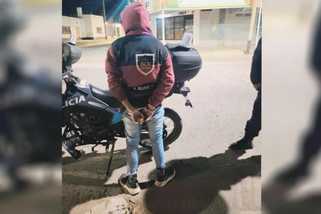 Lo vieron en los techos y después apareció caminando con un lavamanos: terminó demorado.