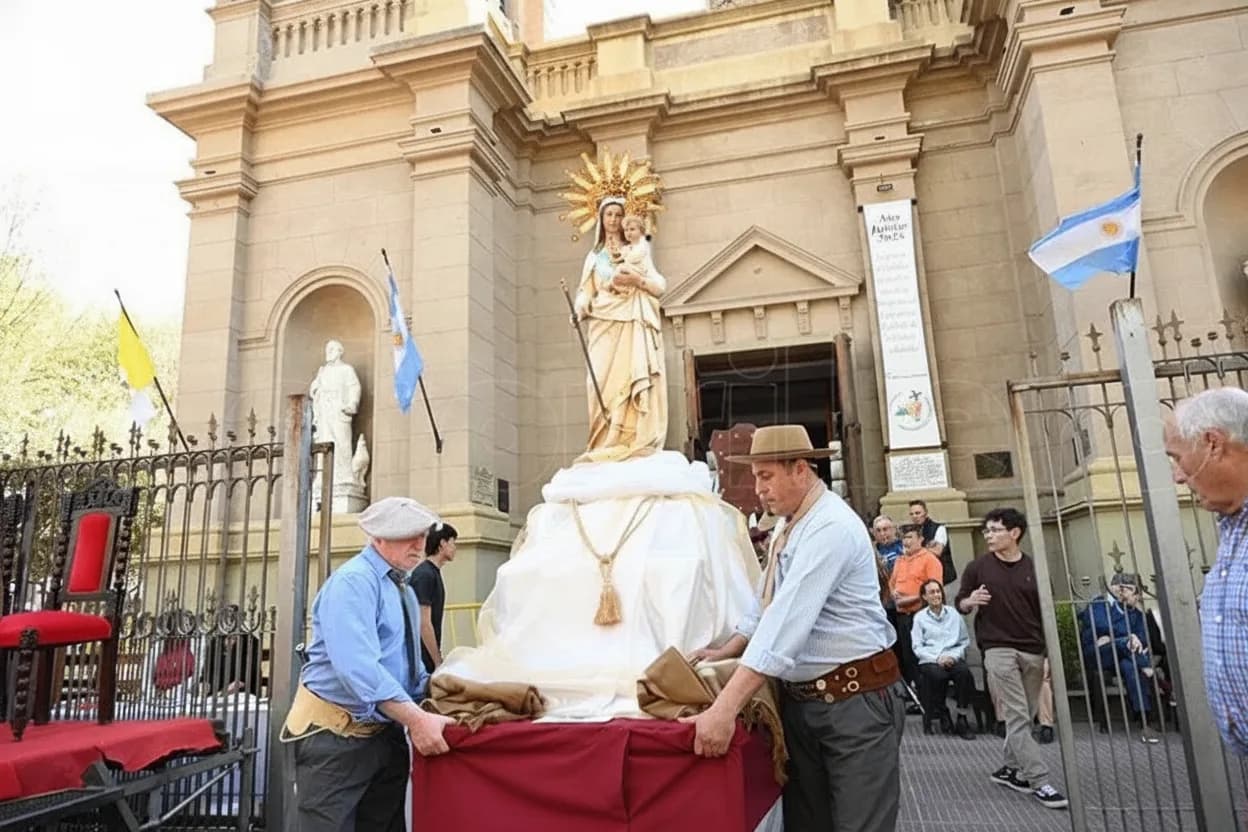 Comenzó la novena en honor a Nuestra Señora de la Merced.