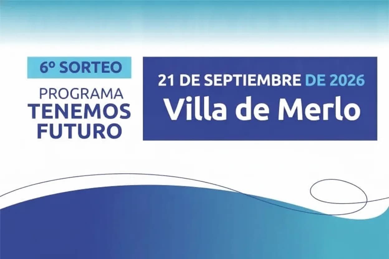 Resultados del sorteo de viviendas en Villa de Merlo.