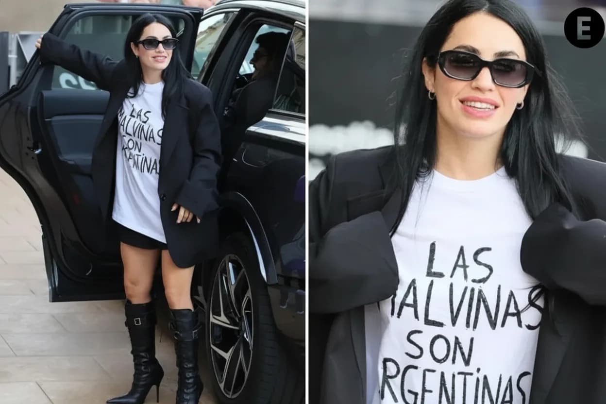 Lali Epósito en su llegada al Festival de Cine de San Sebastián.