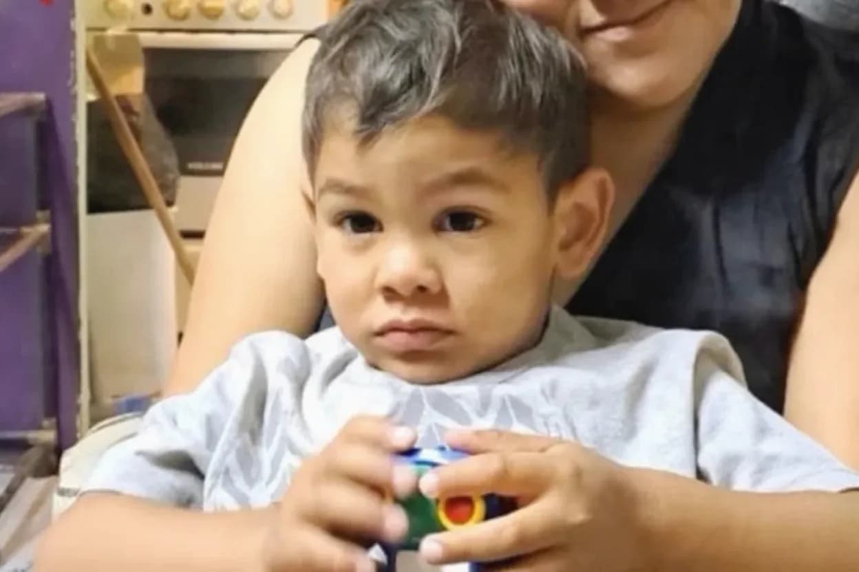 El pequeño Ángel López, la víctima.