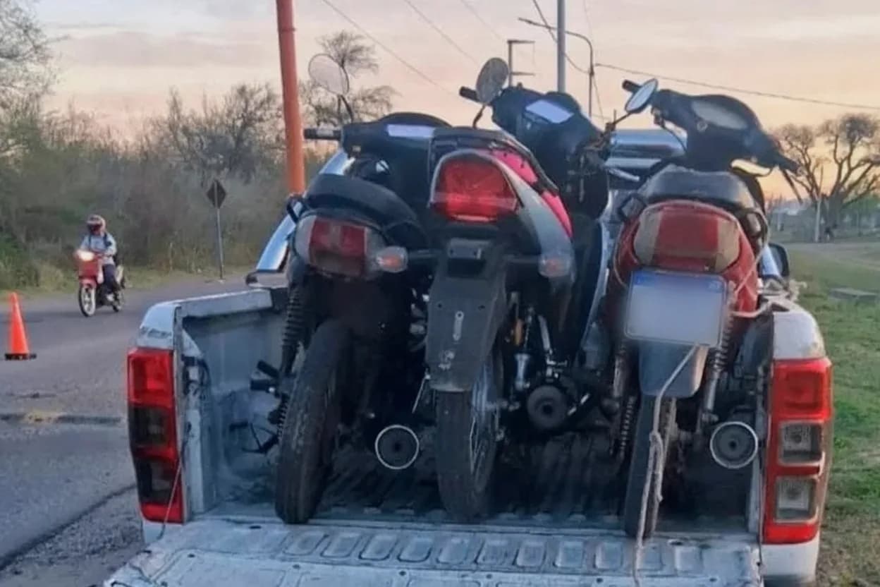 En los procedimientos fueron retenidas motocicletas.