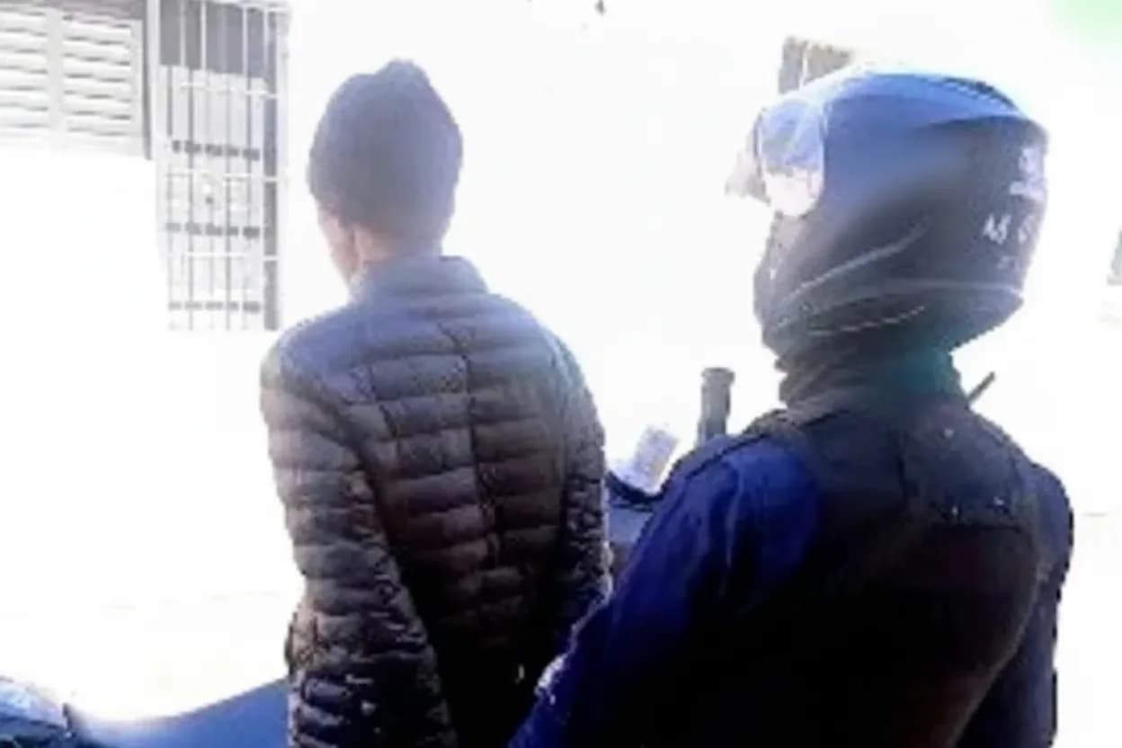 Fue interceptado en la ciudad de San Luis.